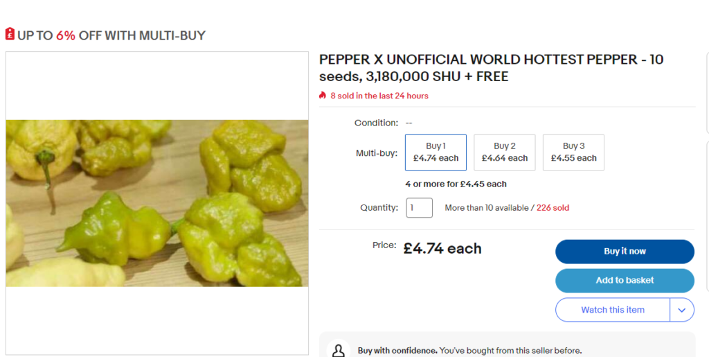 Pepper X Fake Chilli Seeds