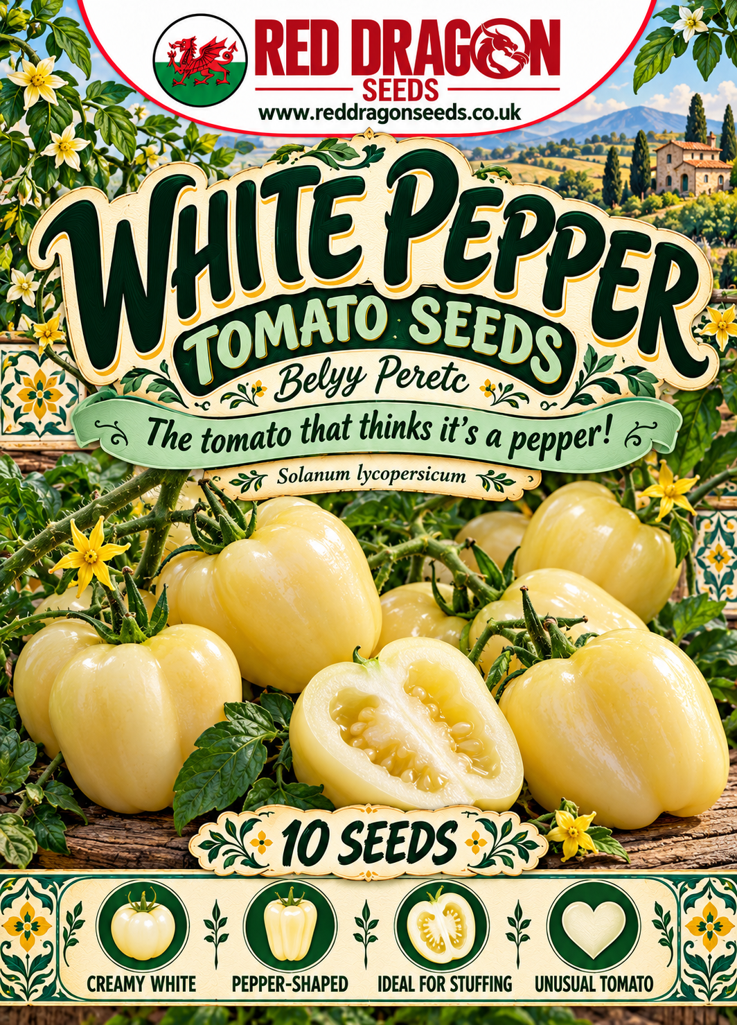 White Pepper (Belyy Peretc) Tomato Seeds