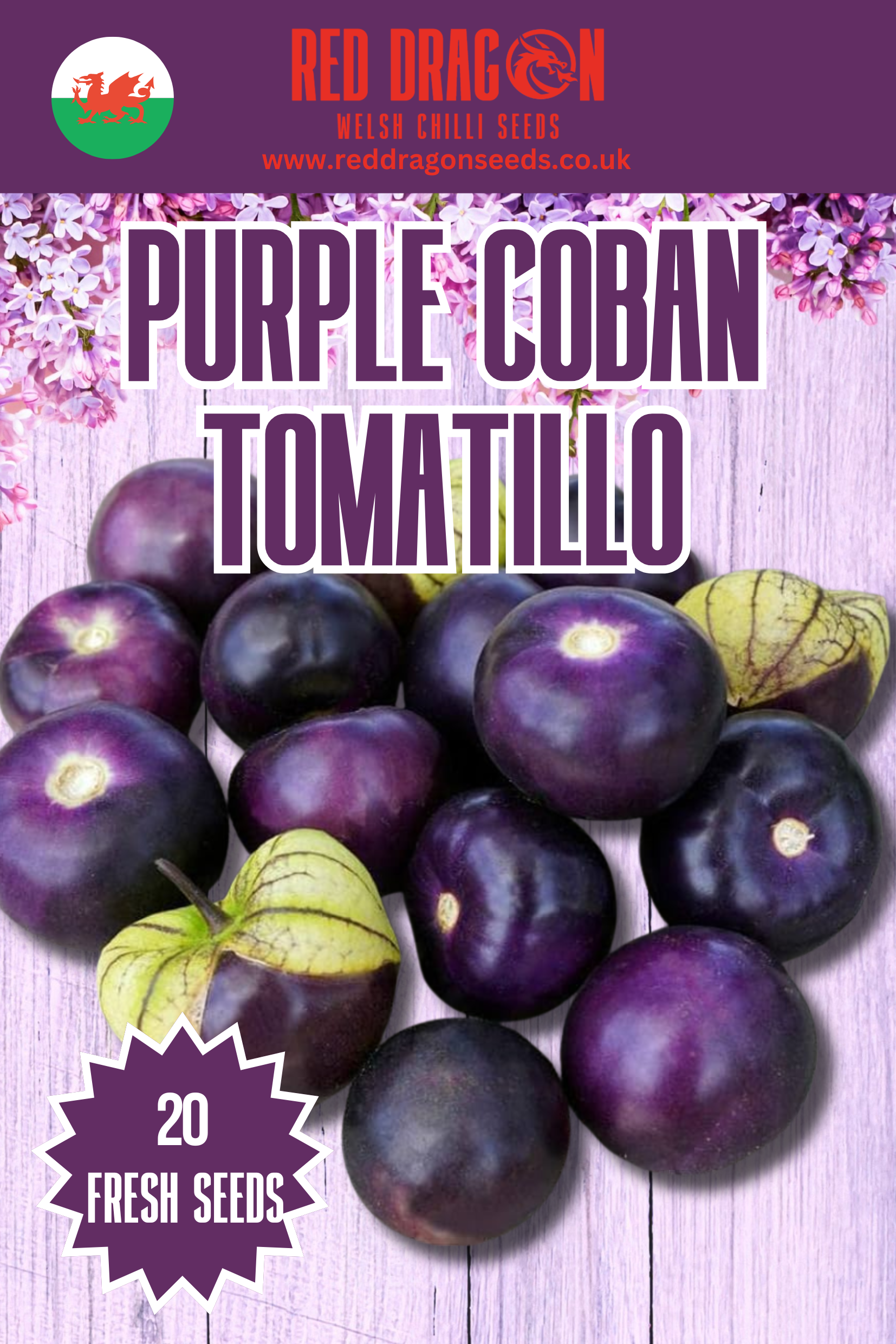 Purple Coban Tomatillo Seeds