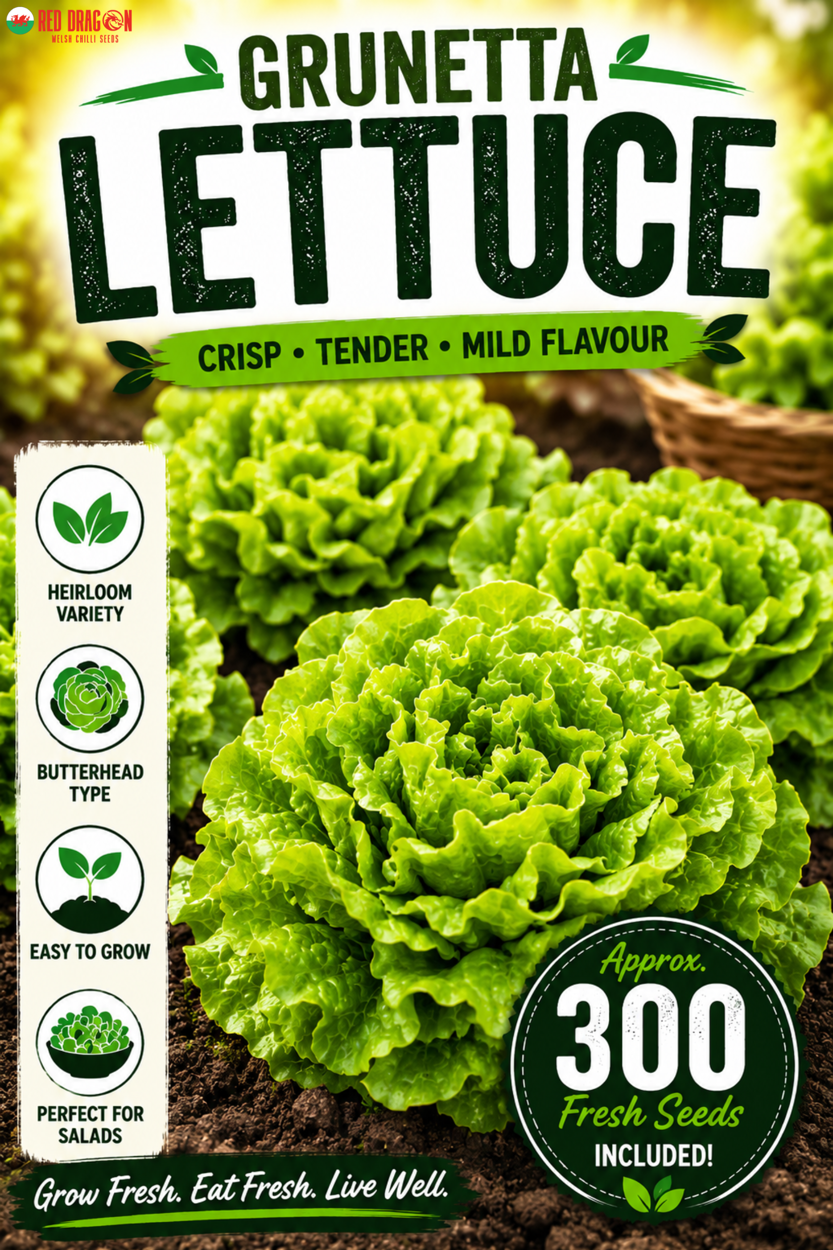 Grunetta Lettuce Seeds