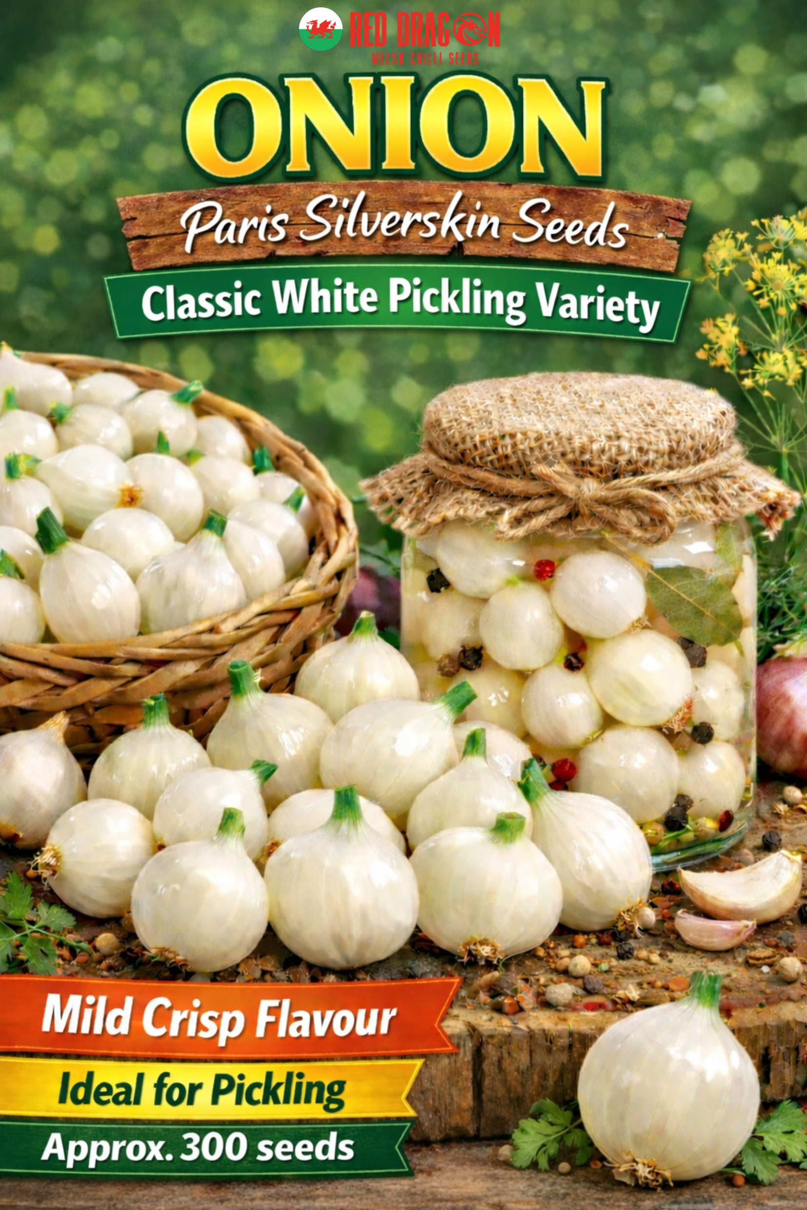 Paris Silverskin Onion Seeds