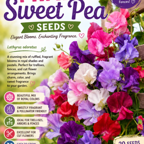 Royal Family Mixed Sweet Pea Seeds