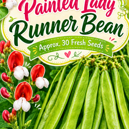Painted Lady Runner Bean Seeds