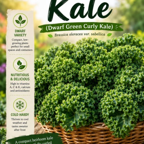 Niedriger Grüner Krauser Kale Seeds