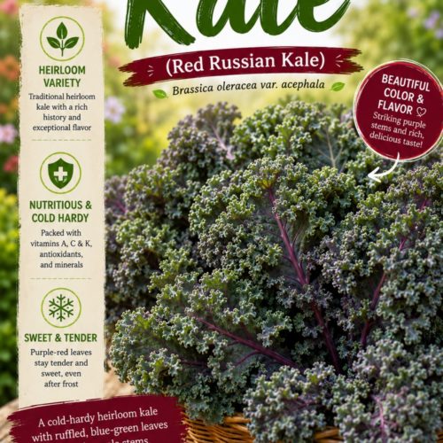 Red Russian Kale Seeds