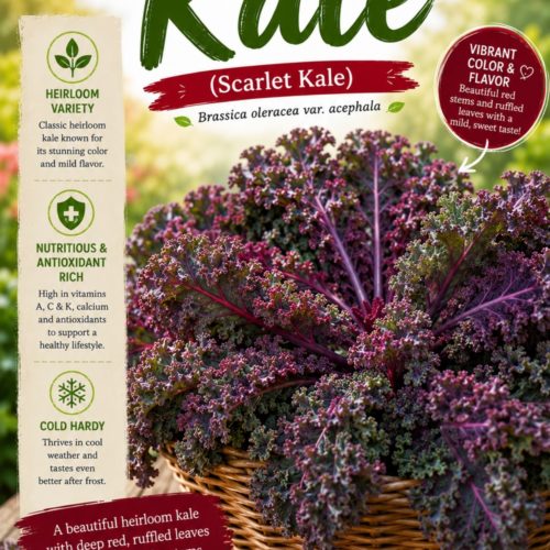 Scarlet Kale Seeds