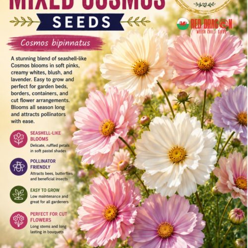 Sea Shells Mixed Cosmos Seeds