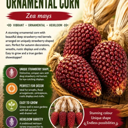 Strawberry Ornamental Corn Seeds