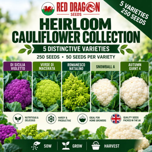 Heirloom Cauliflower Seed Collection