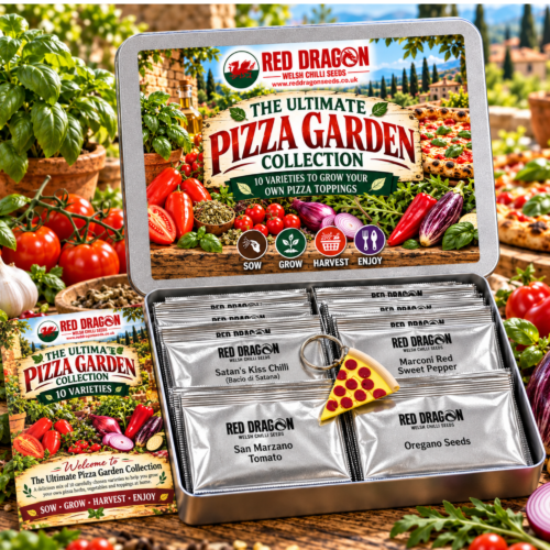 Ultimate Pizza Garden Seed Collection – 10 Vegetable & Herb Varieties