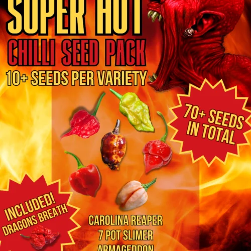 Super Hot Chilli Seed Variety Pack