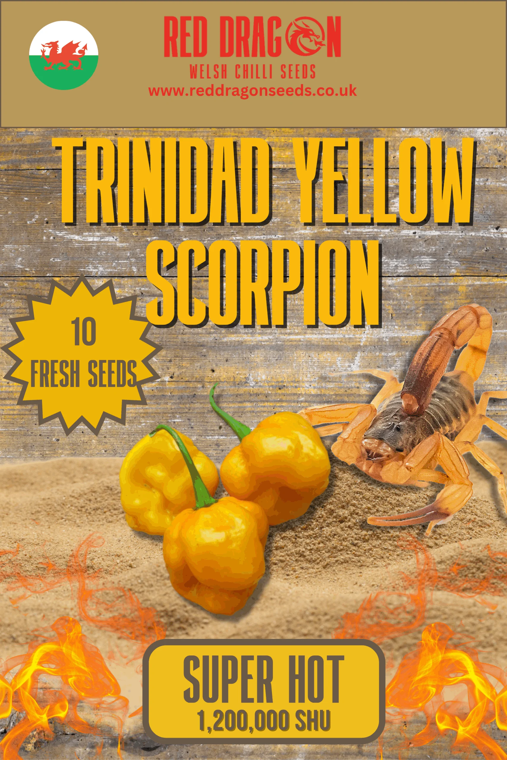 Trinidad Scorpion Yellow