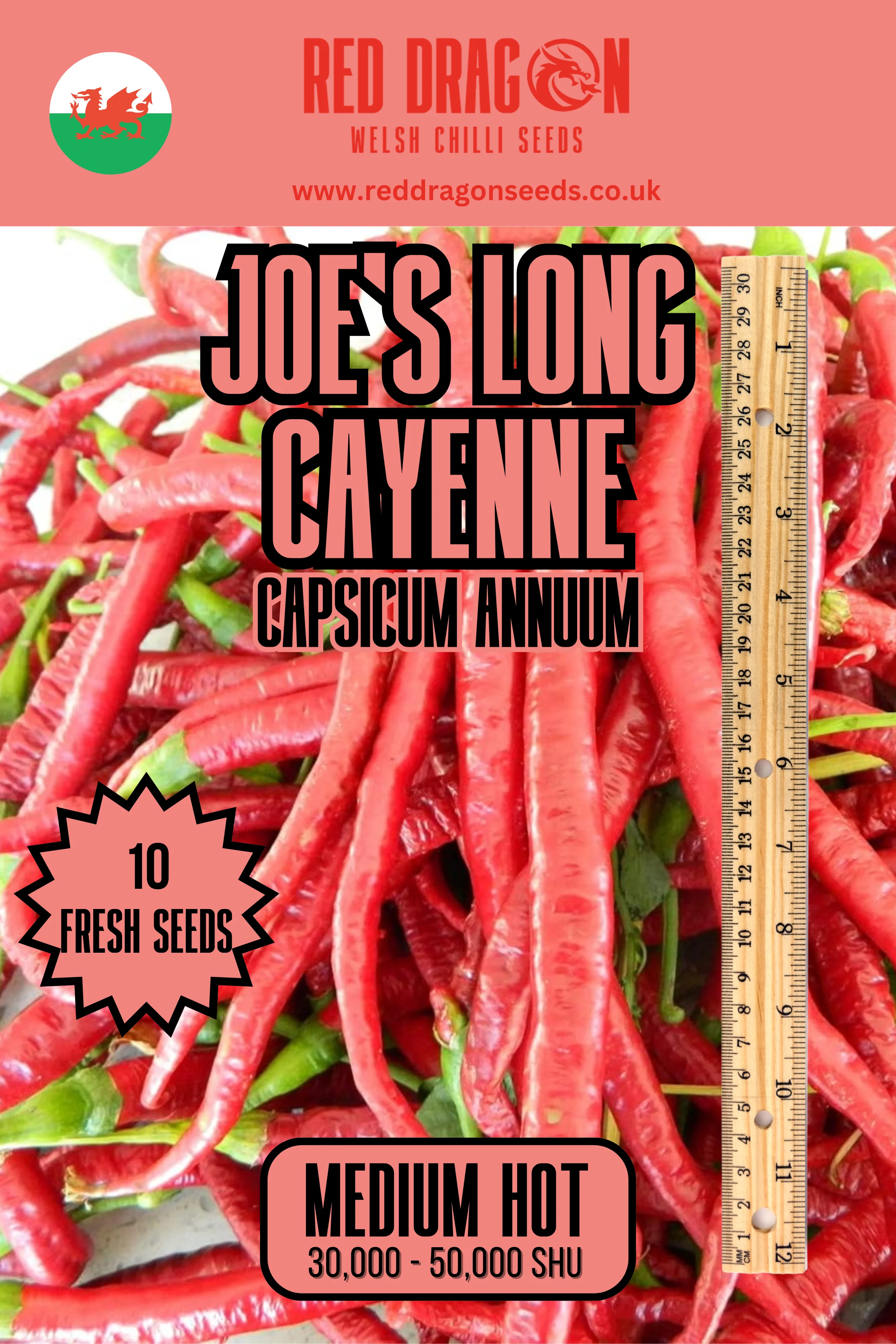 Joe's Long Cayenne Chilli Seeds