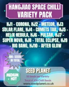 Hangjiao Space Chilli Seed Variety Pack