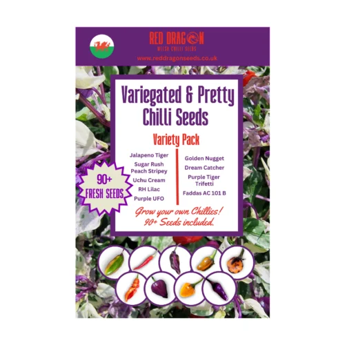Beautiful, Variegated and Pretty Chilli Pepper Seeds Variety Pack