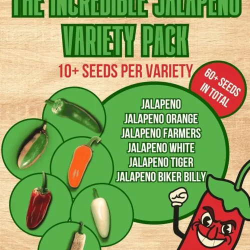 The Incredible Jalapeno Variety Pack - Six Different Varieties of The Jalapeño Pepper