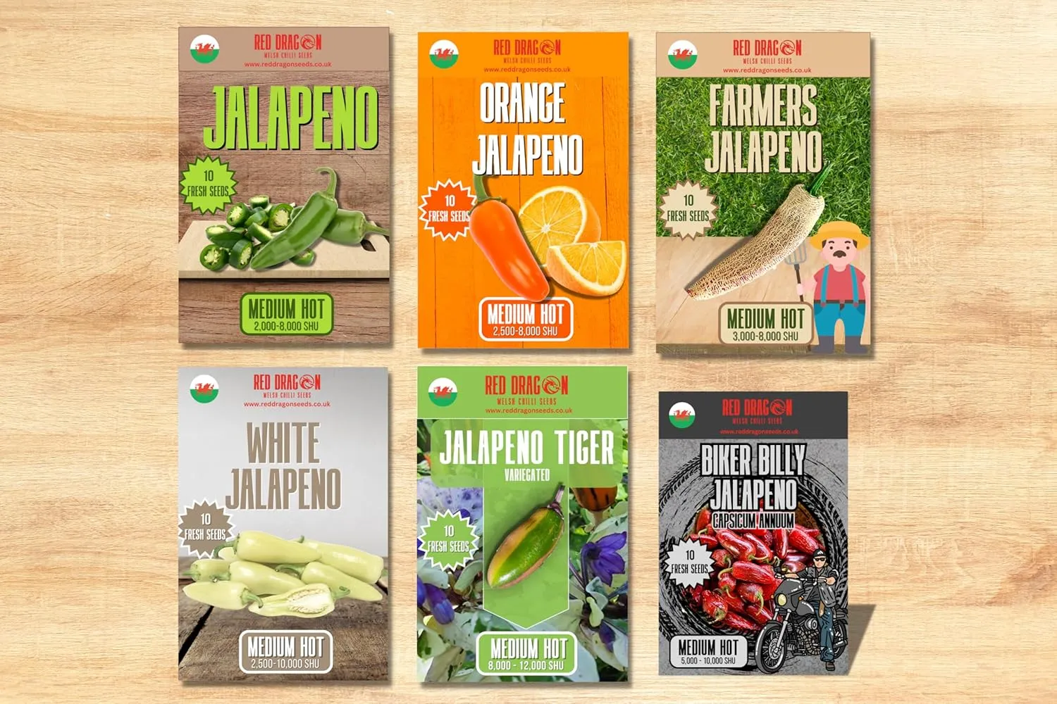 The Incredible Jalapeno Variety Pack - Six Different Varieties of The Jalapeño Pepper - Image 2