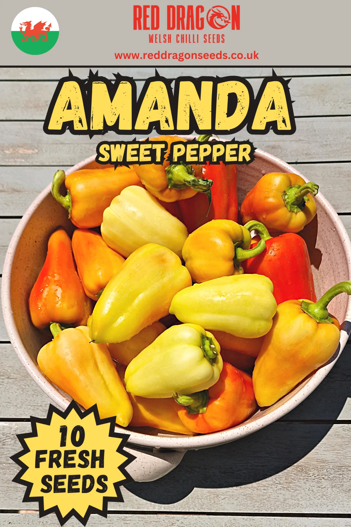 Amanda Sweet Pepper Seeds