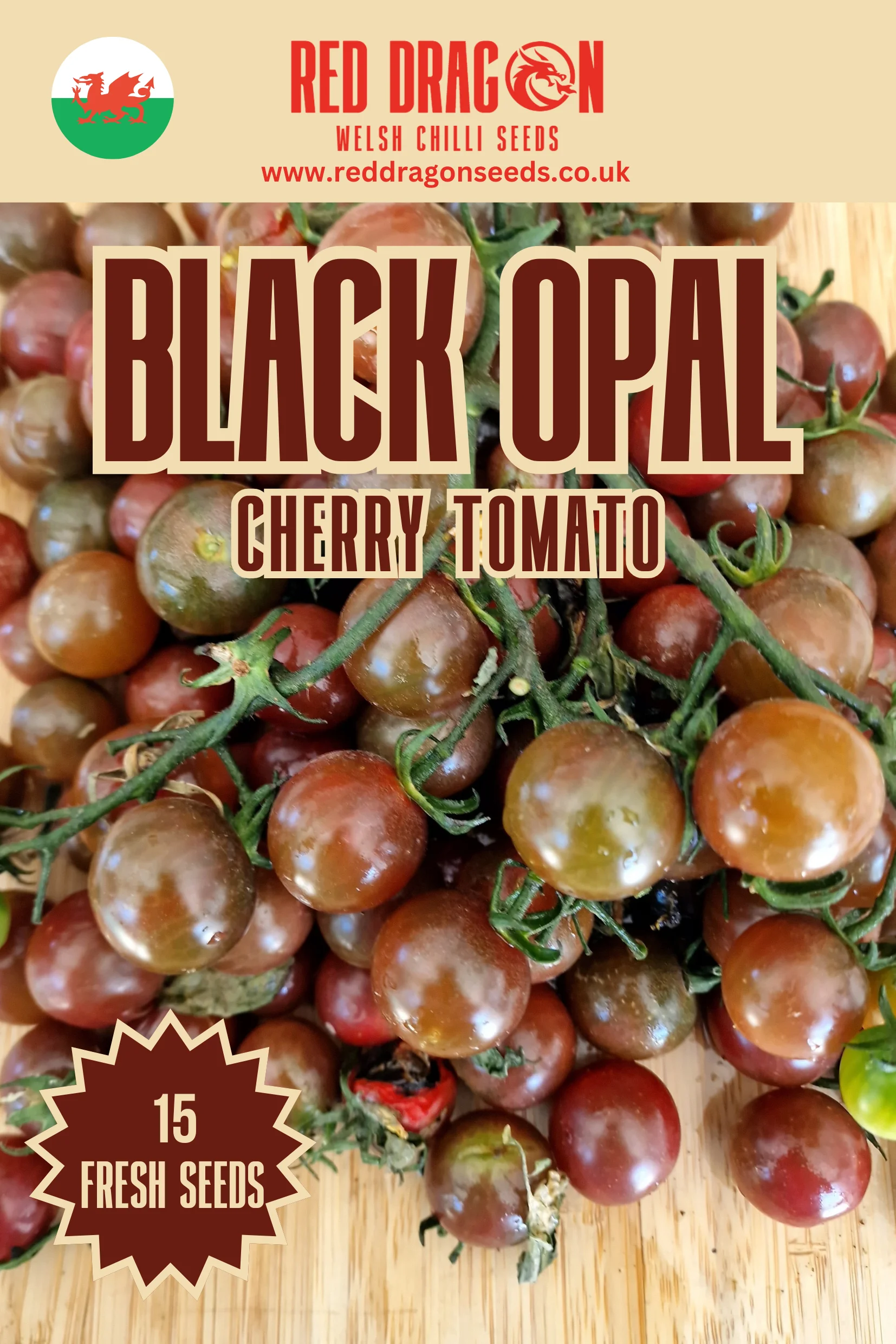 Black Opal Cherry Tomato Seeds