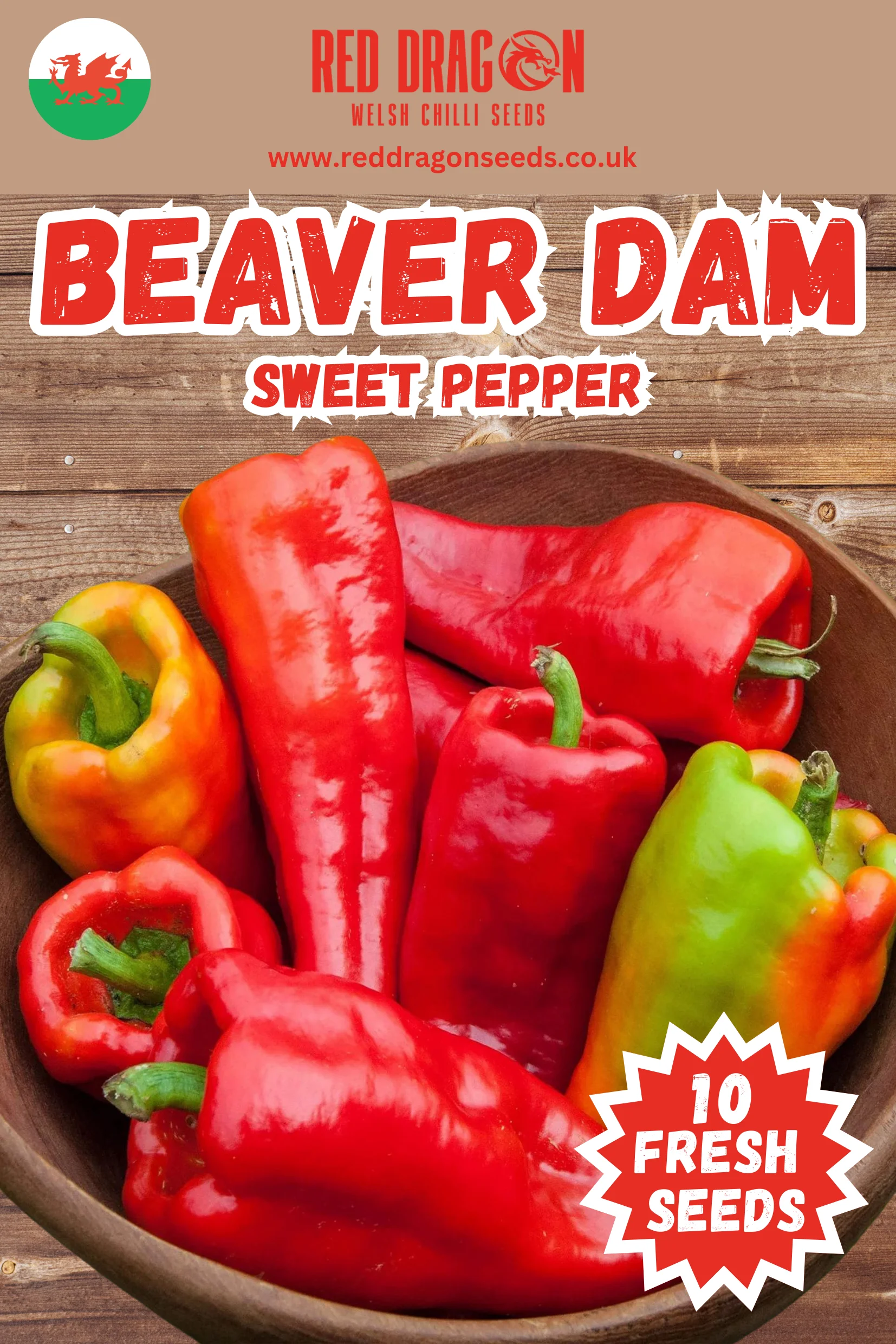 Beaver Dam Sweet Pepper Seeds