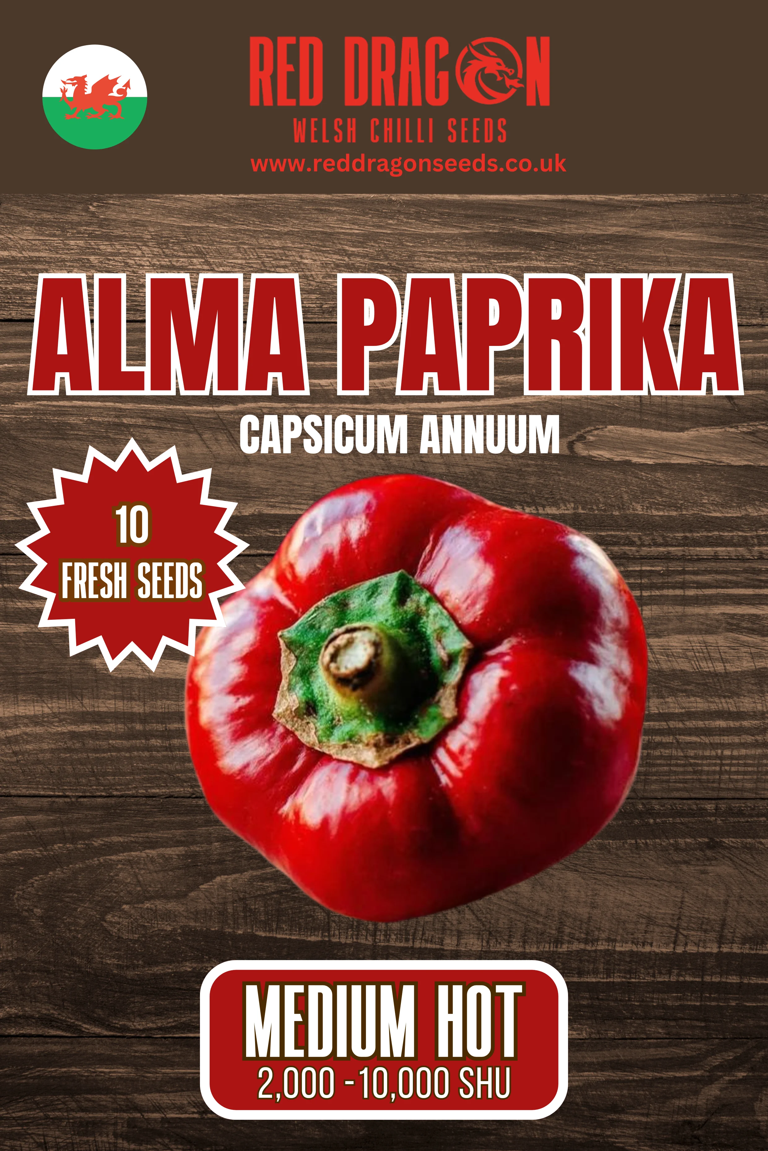 Alma Paprika Chilli Seeds