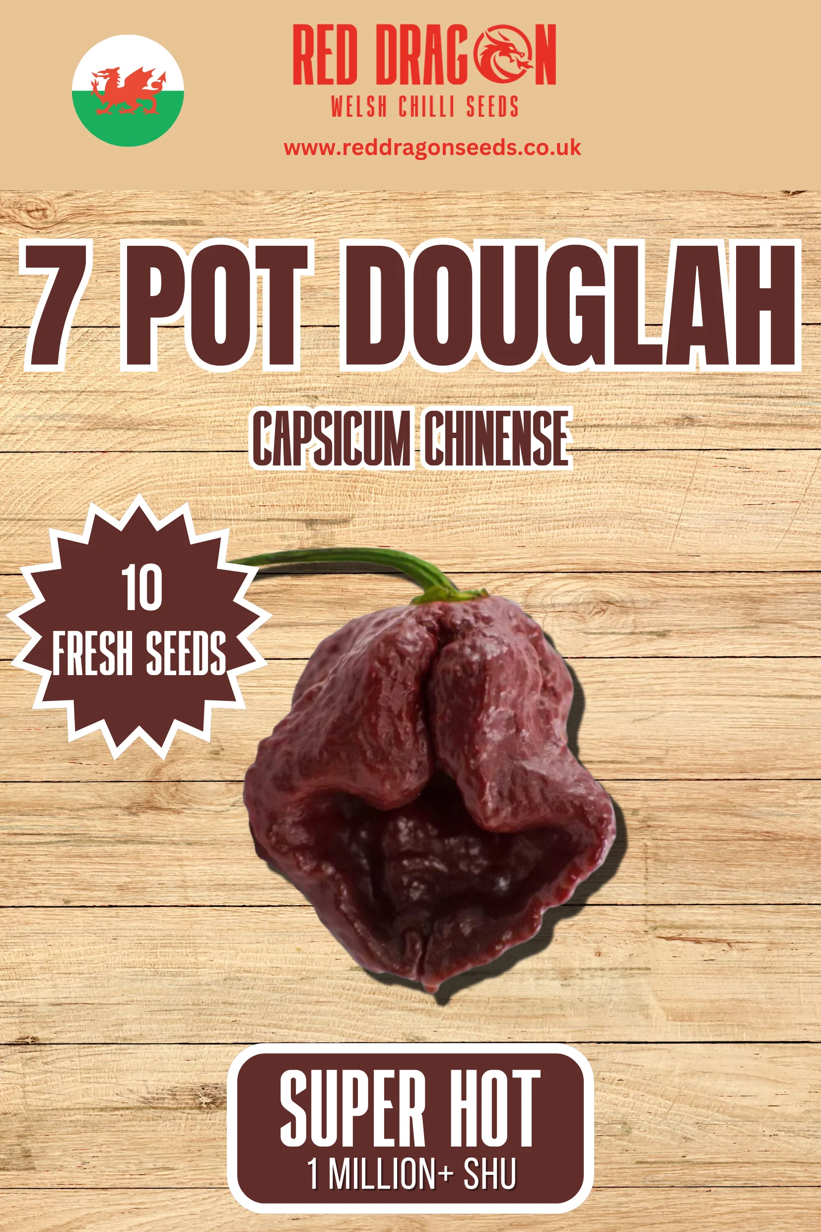 7 Pot Douglah Chilli Seeds