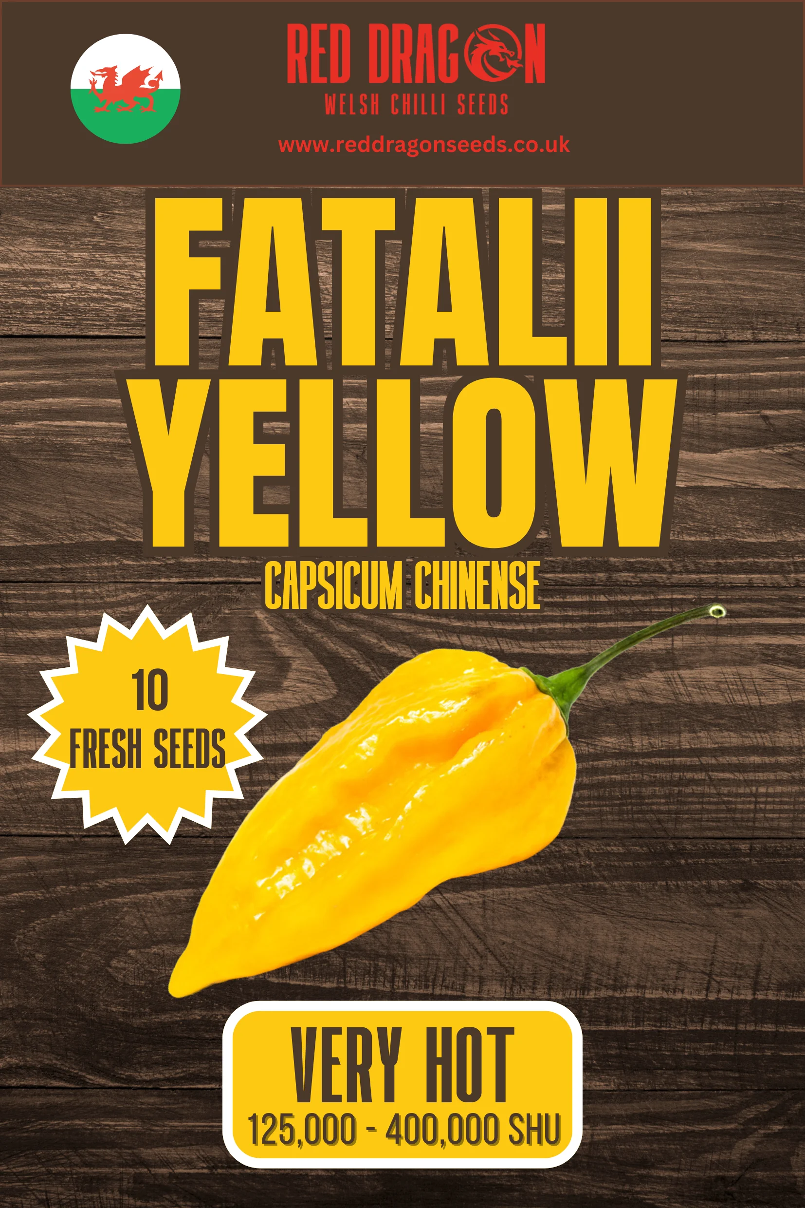 Fatalii Yellow Chilli Seeds