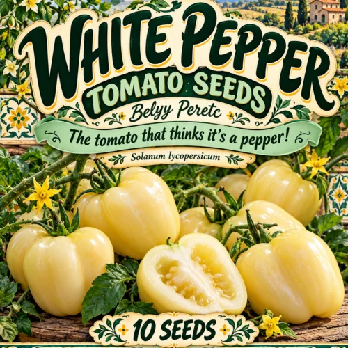 White Pepper (Belyy Peretc) Tomato Seeds | Red Dragon Seeds