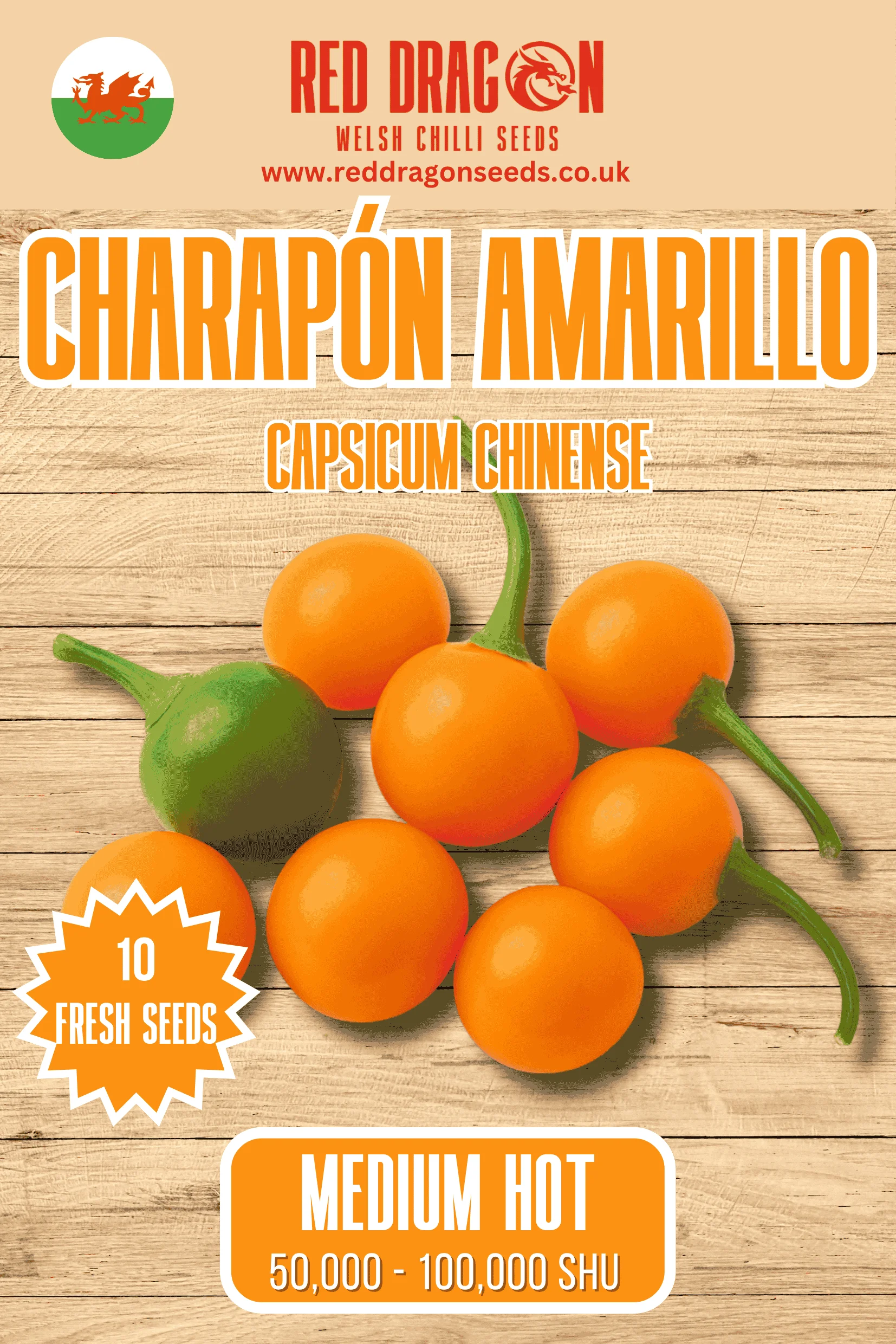 Charapón Amarillo Chilli Seeds