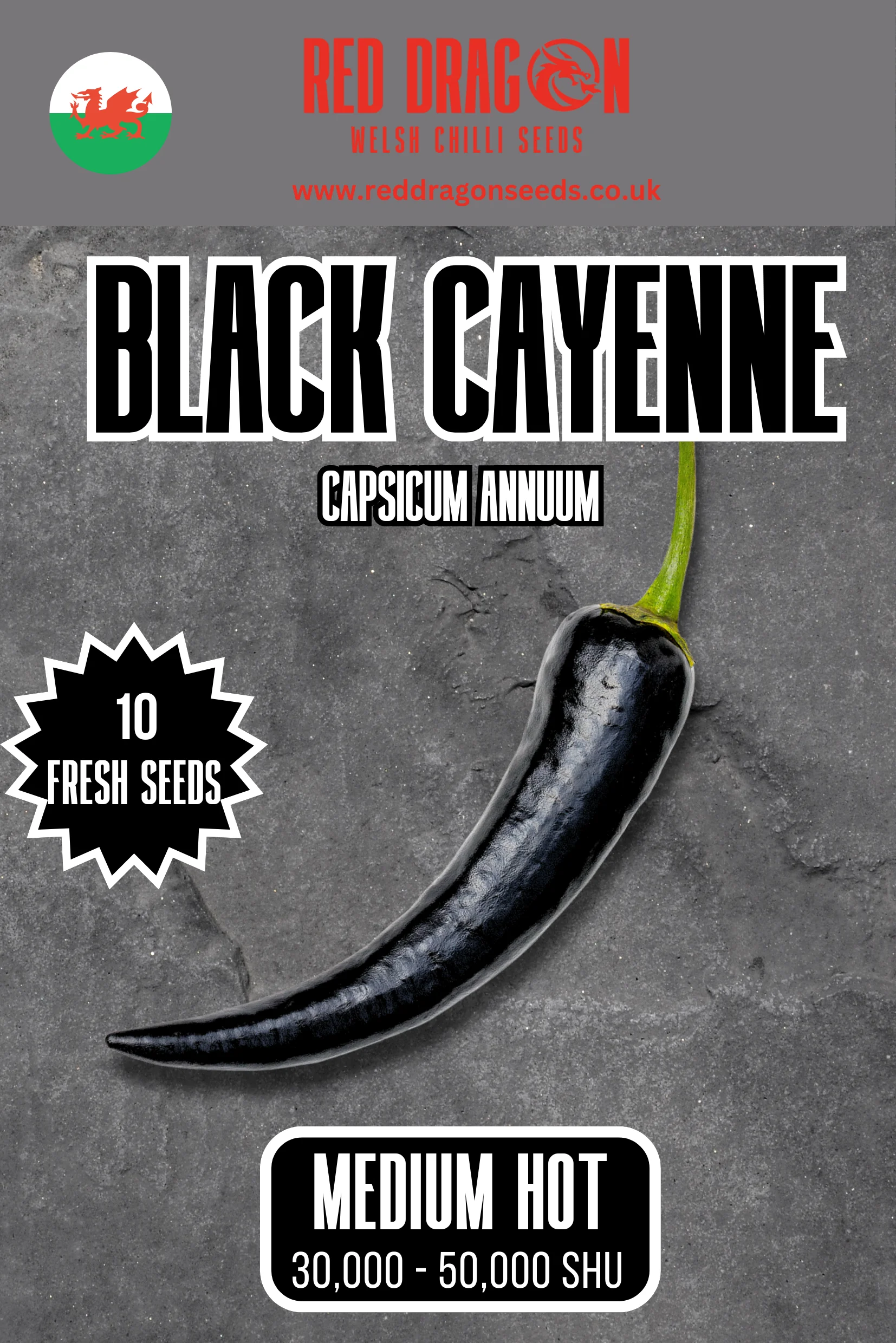 Black Cayenne Chilli Seeds