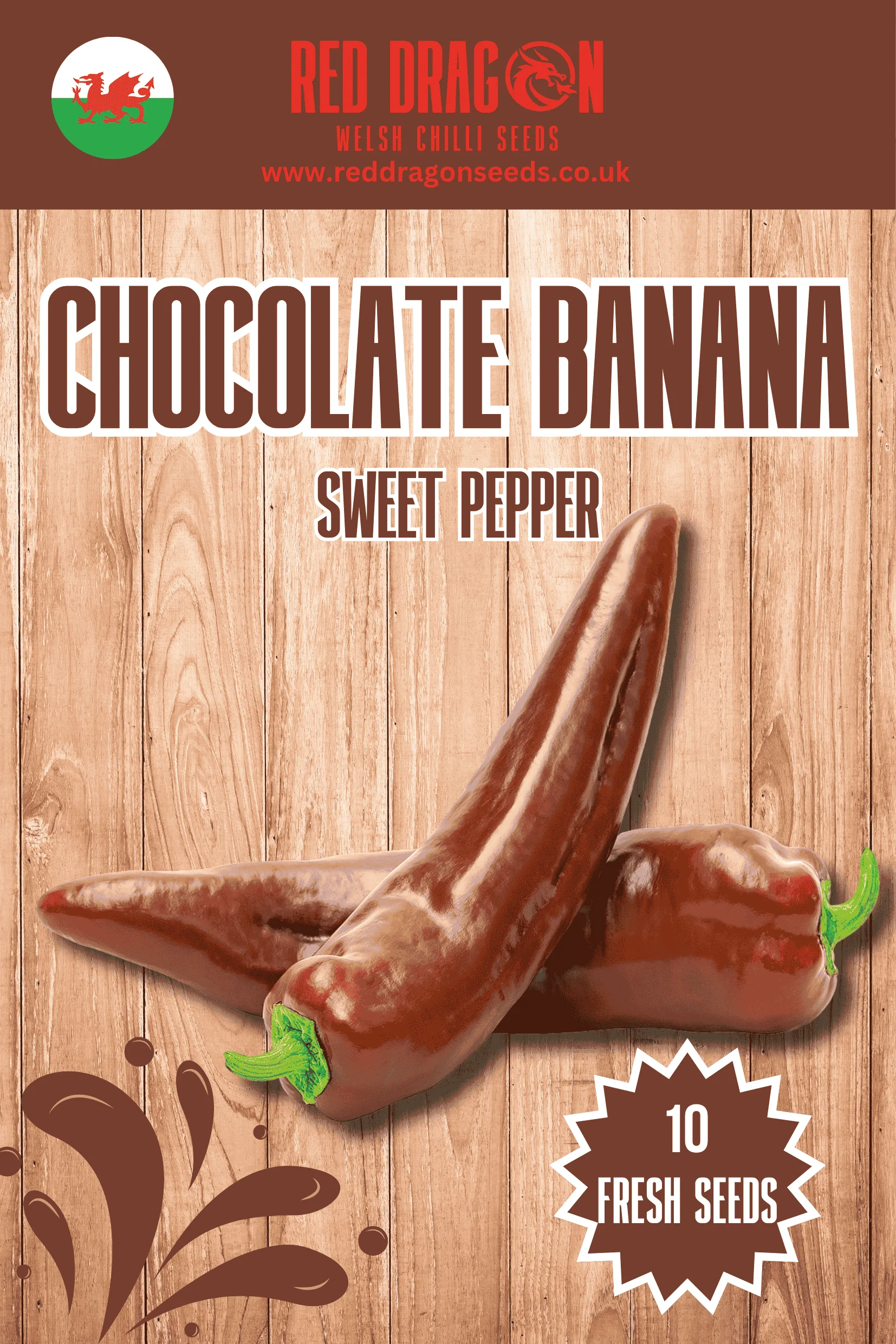 Chocolate Banana Sweet Pepper Seeds