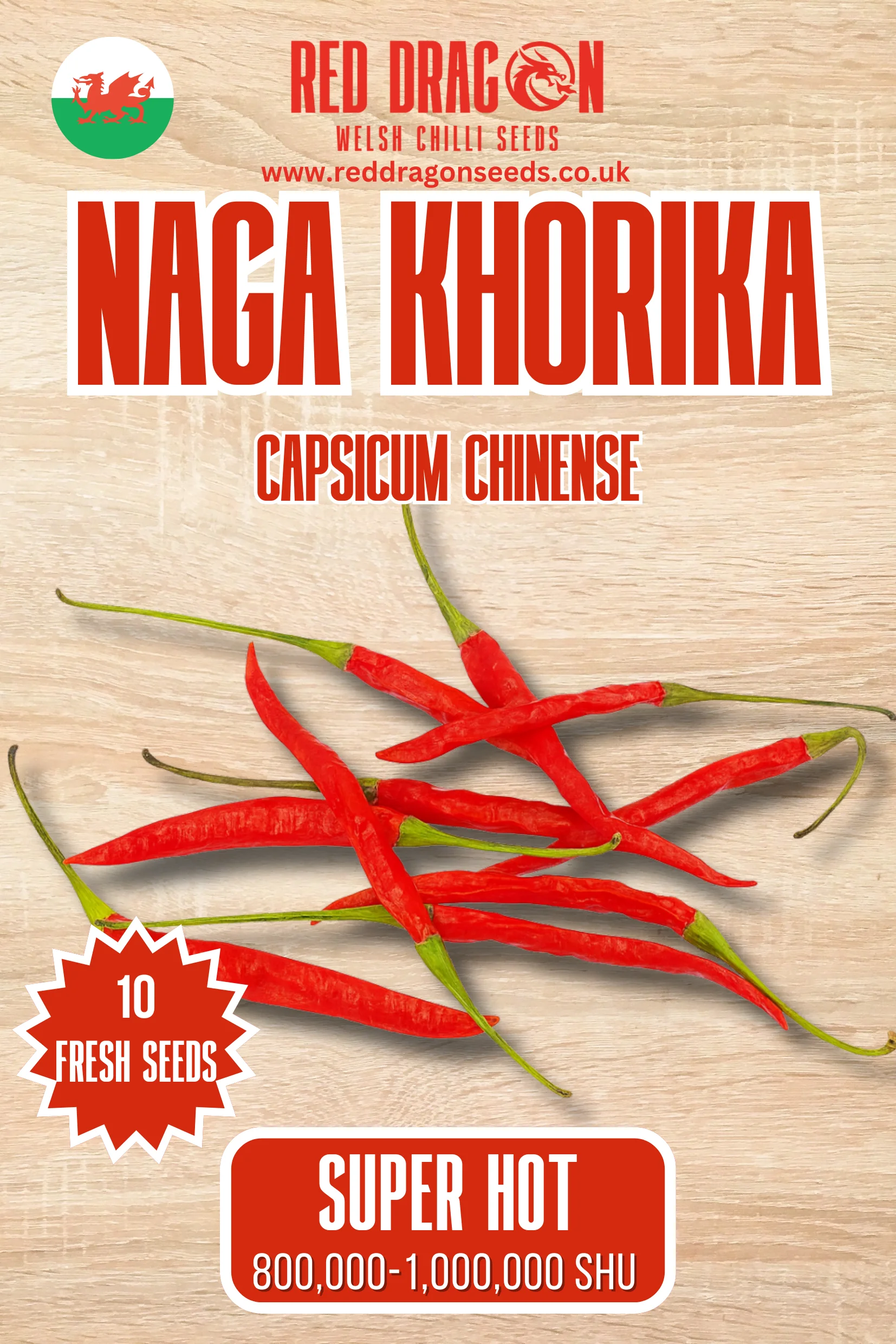 Naga Khorika Chilli Seeds