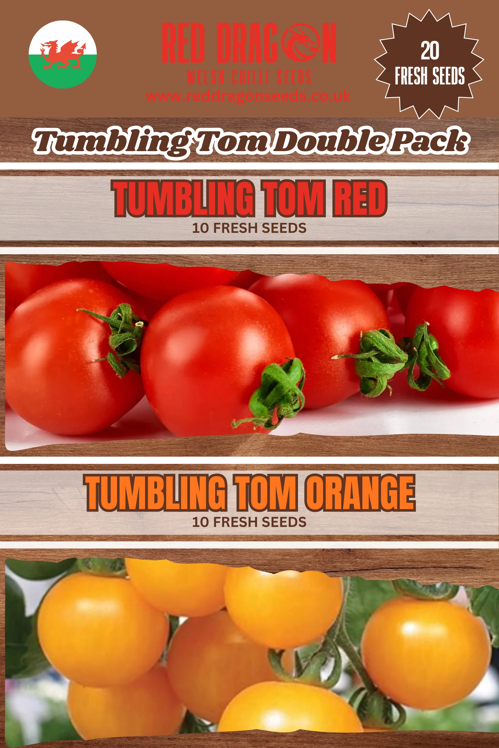 Tumbling Tom Seeds Double Pack