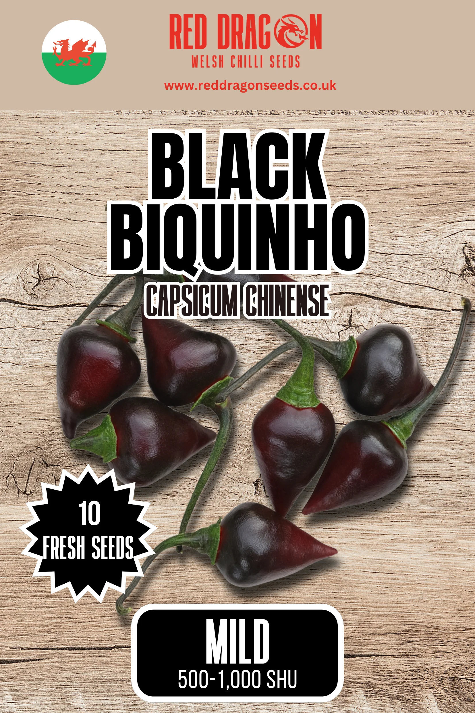 Black Biquinho Chilli Seeds