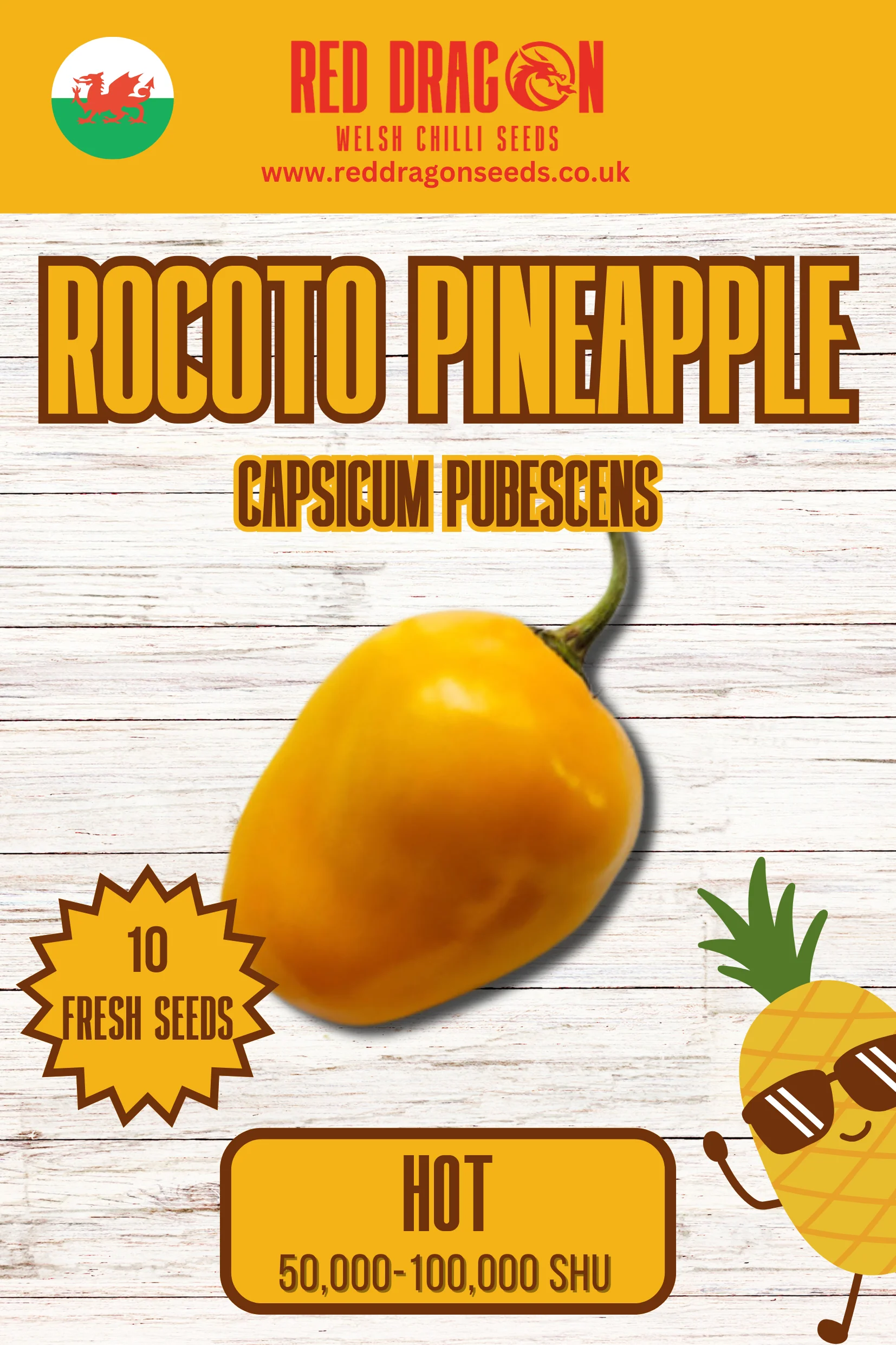 Rocoto Pineapple Chilli Seeds
