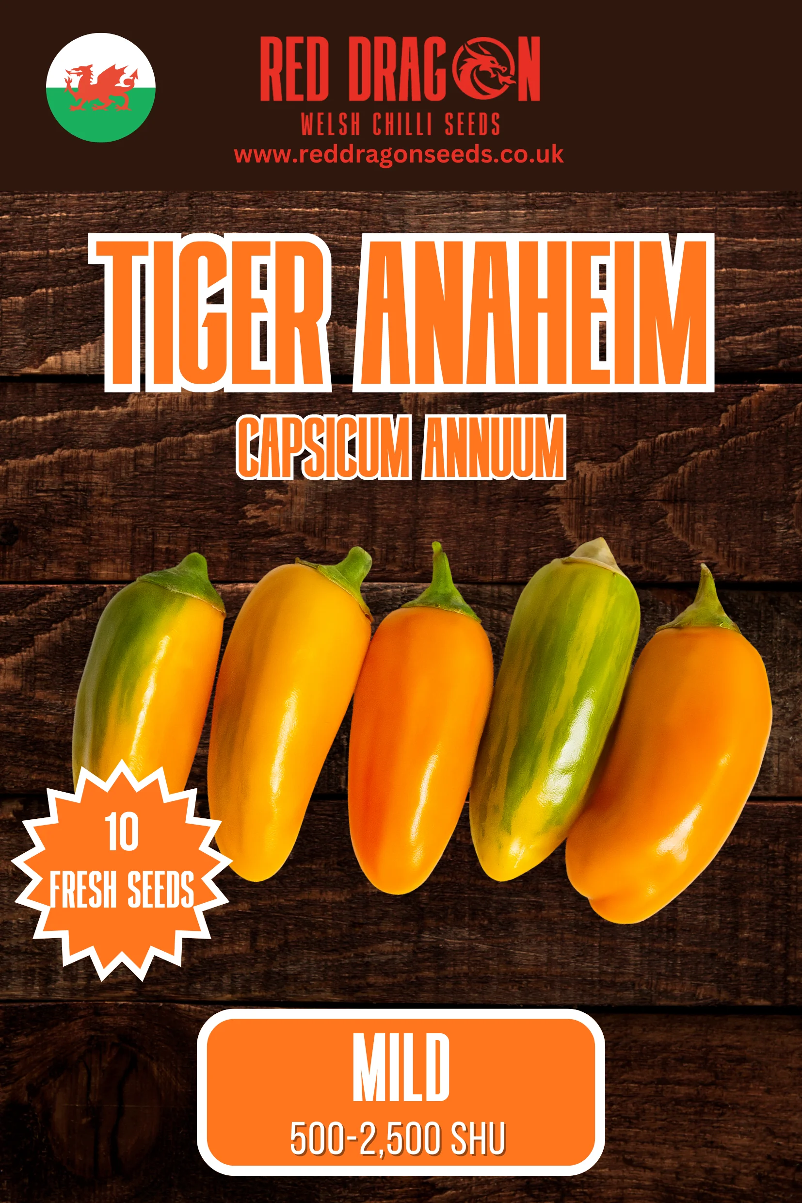 Tiger Anaheim Chilli Seeds