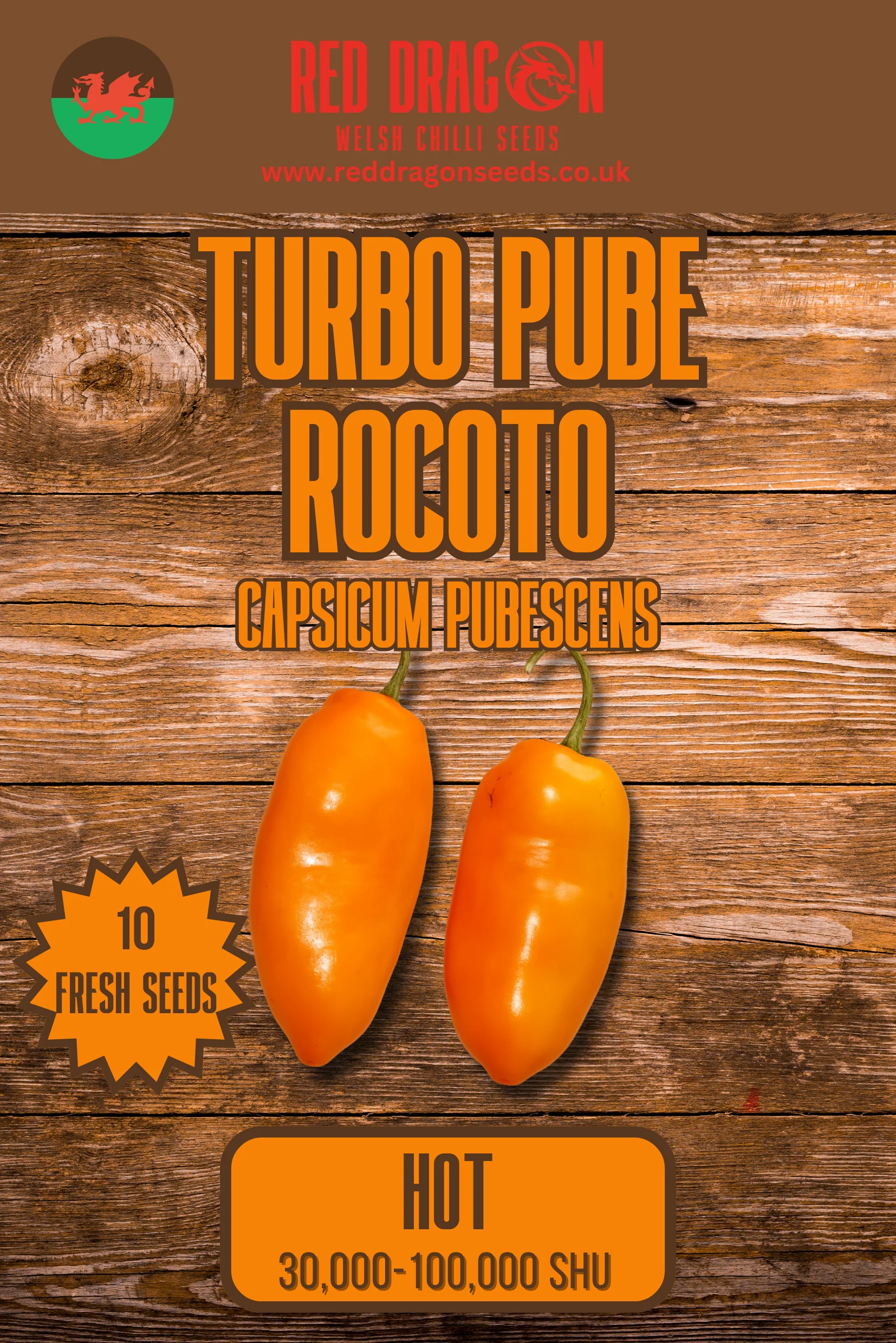 Turbo Pube Rocoto Chilli Seeds