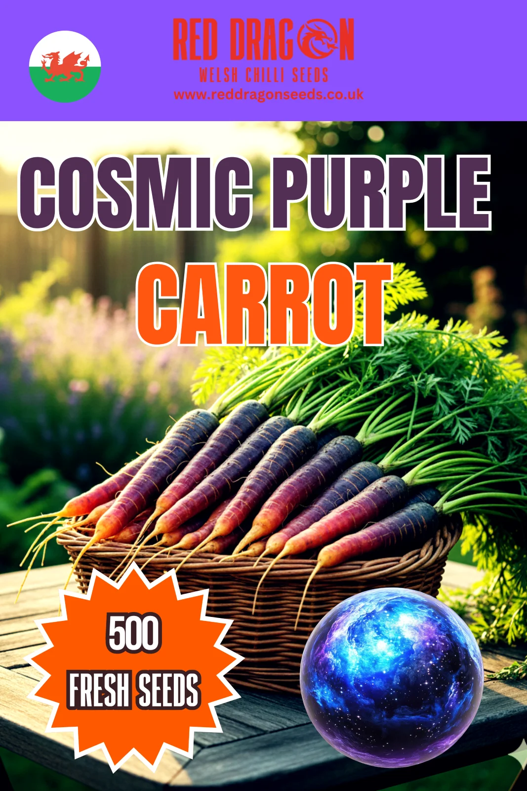 Cosmic Purple Carrot Seeds