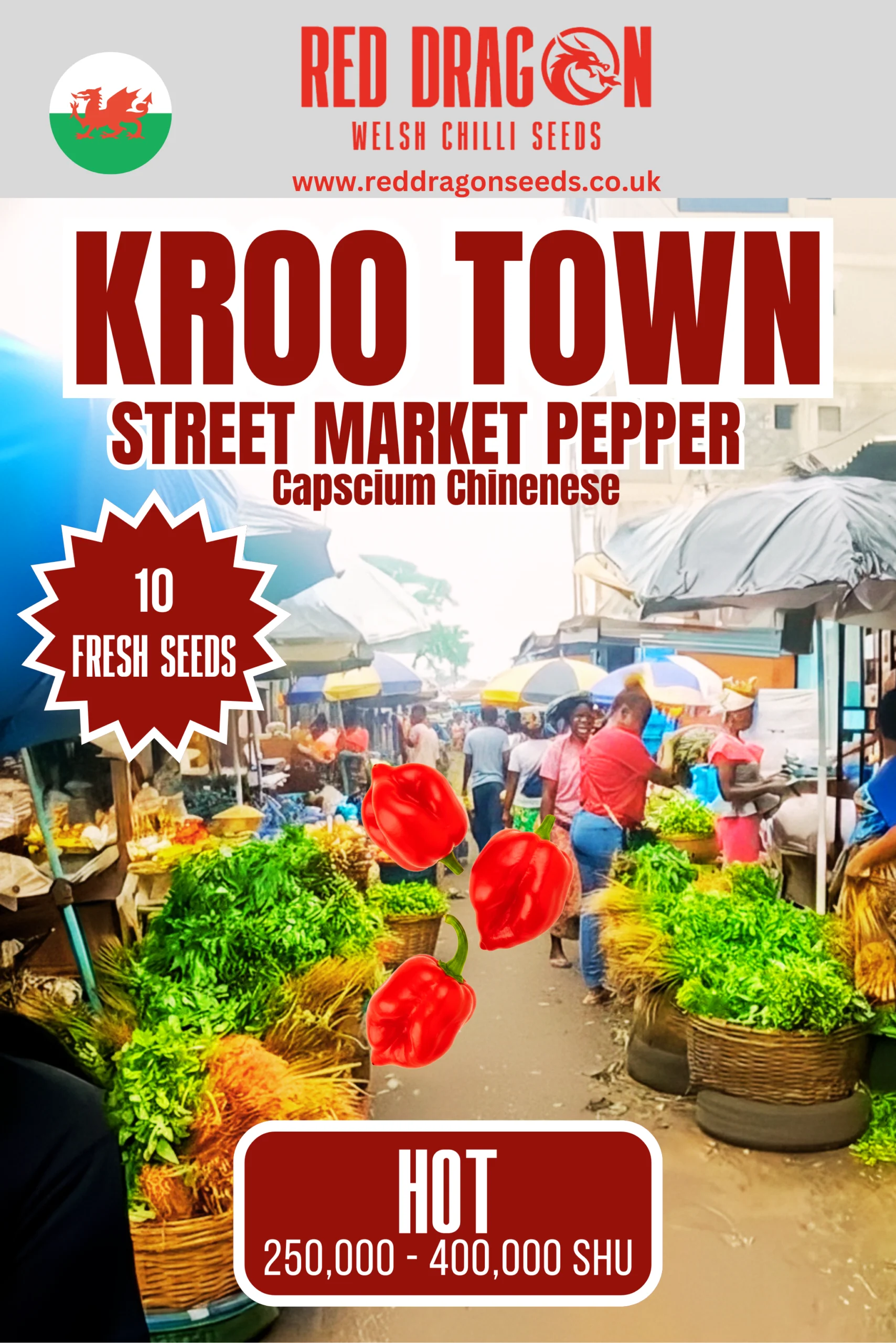Kroo Town Street Market Pepper Seeds