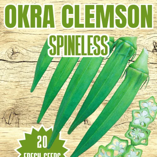 Okra Clemson Spineless Seeds