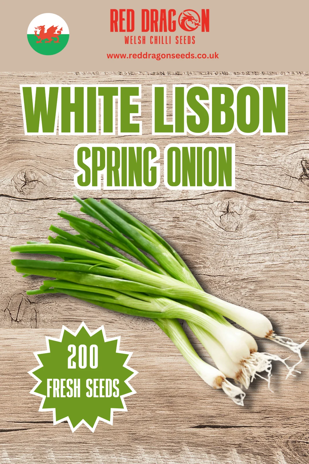 White Lisbon Spring Onion Seeds