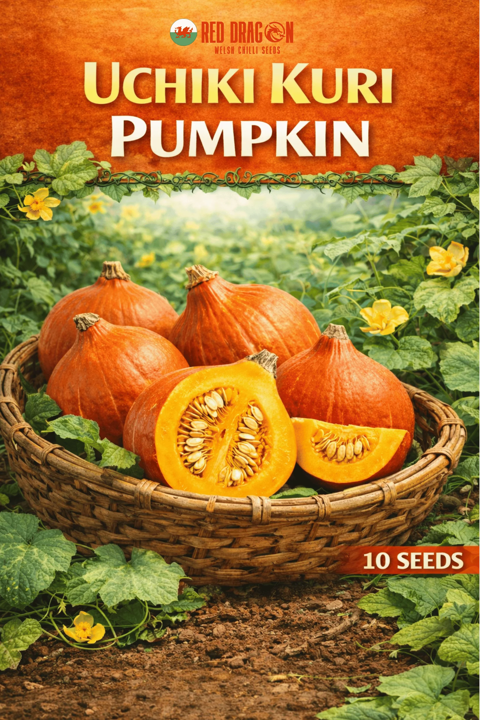 Uchiki Kuri Pumpkin Seeds