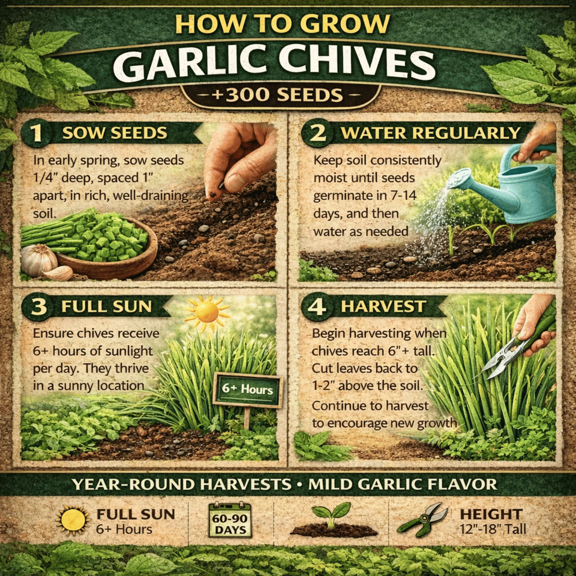 Garlic Chives Seeds - Image 3