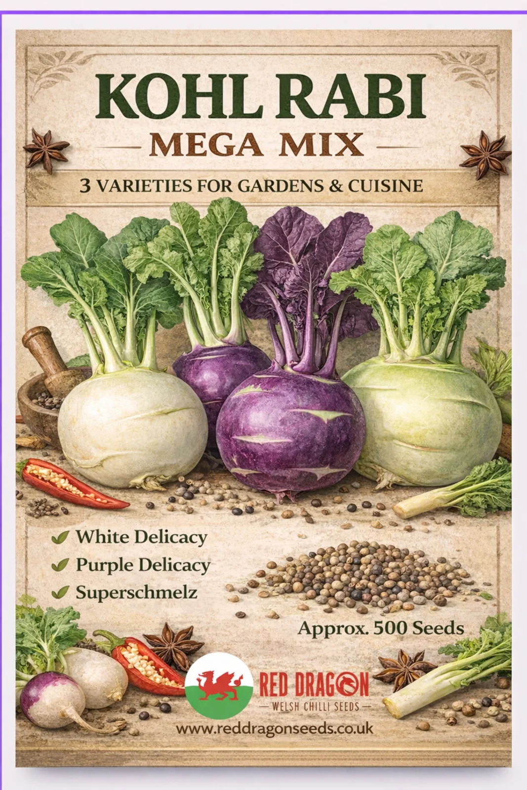 KohlRabi Mega Mix Seeds