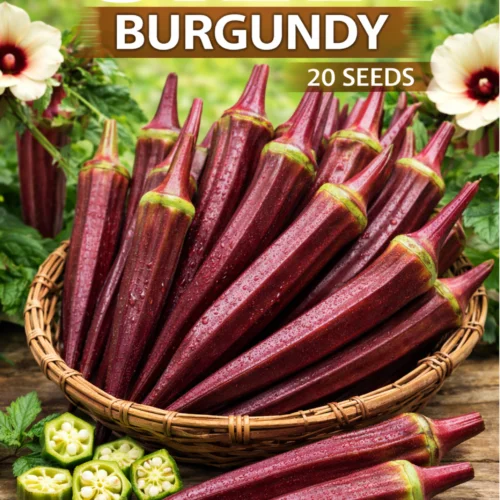 Okra Burgundy Seeds