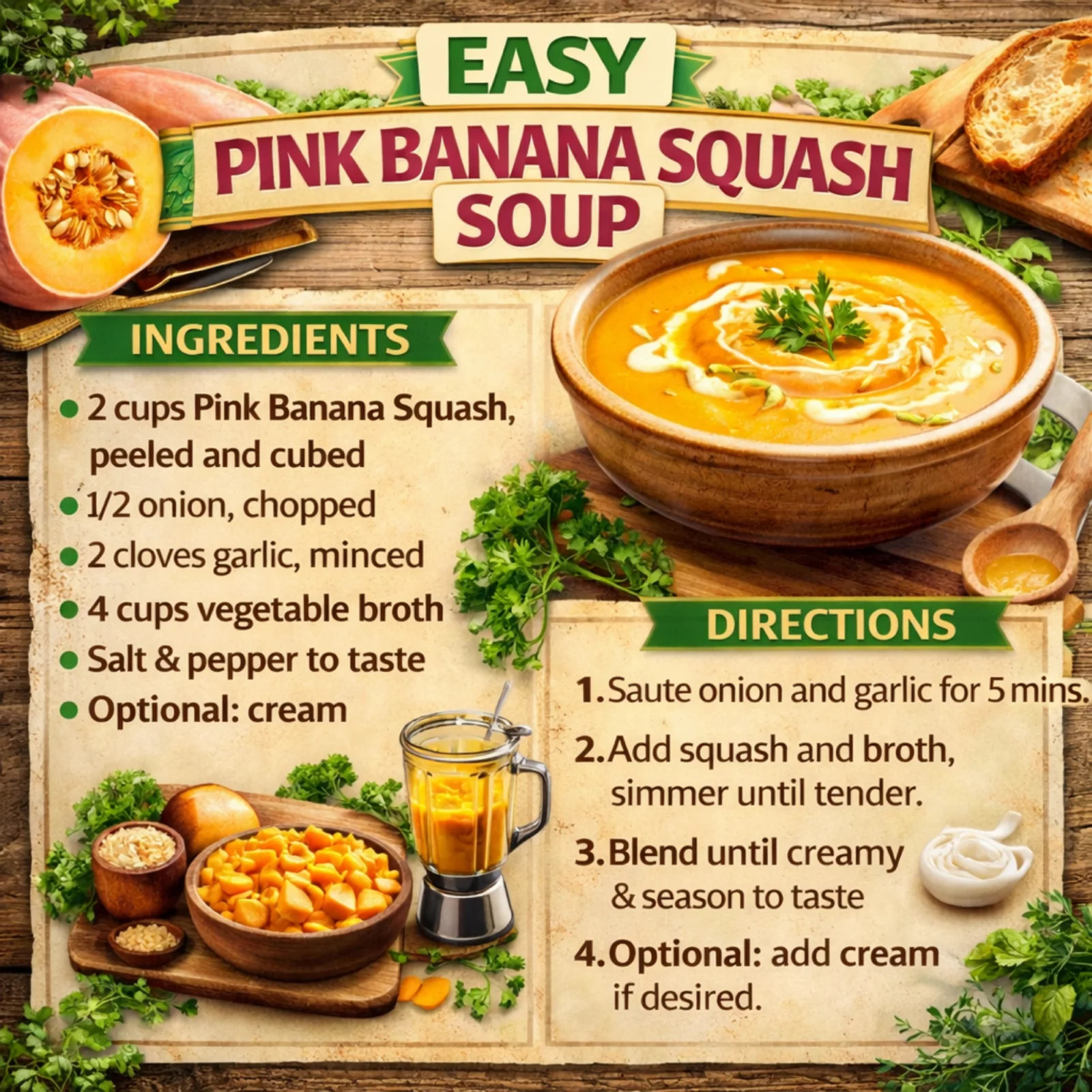 Pink Banana Jumbo Squash Seeds - Image 4