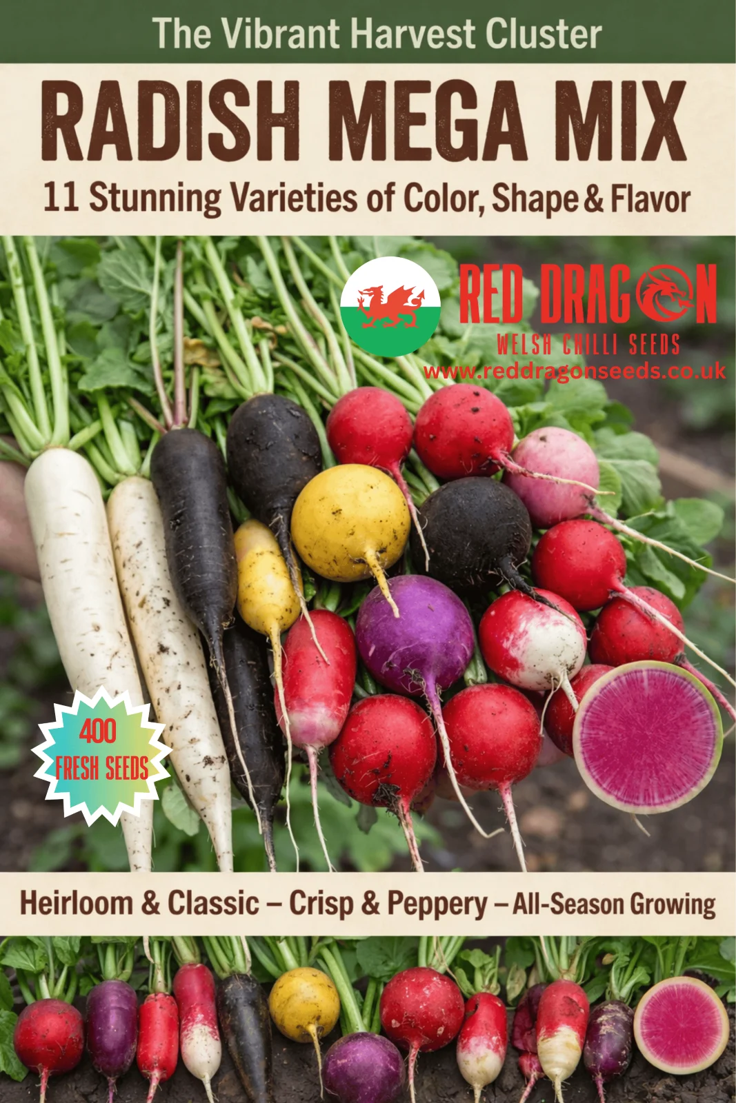 Radish Mega Mix Seeds