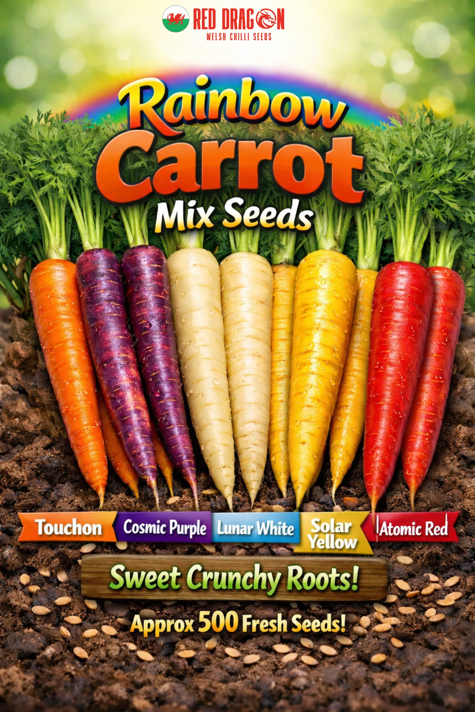 Rainbow Carrot Mix Seeds