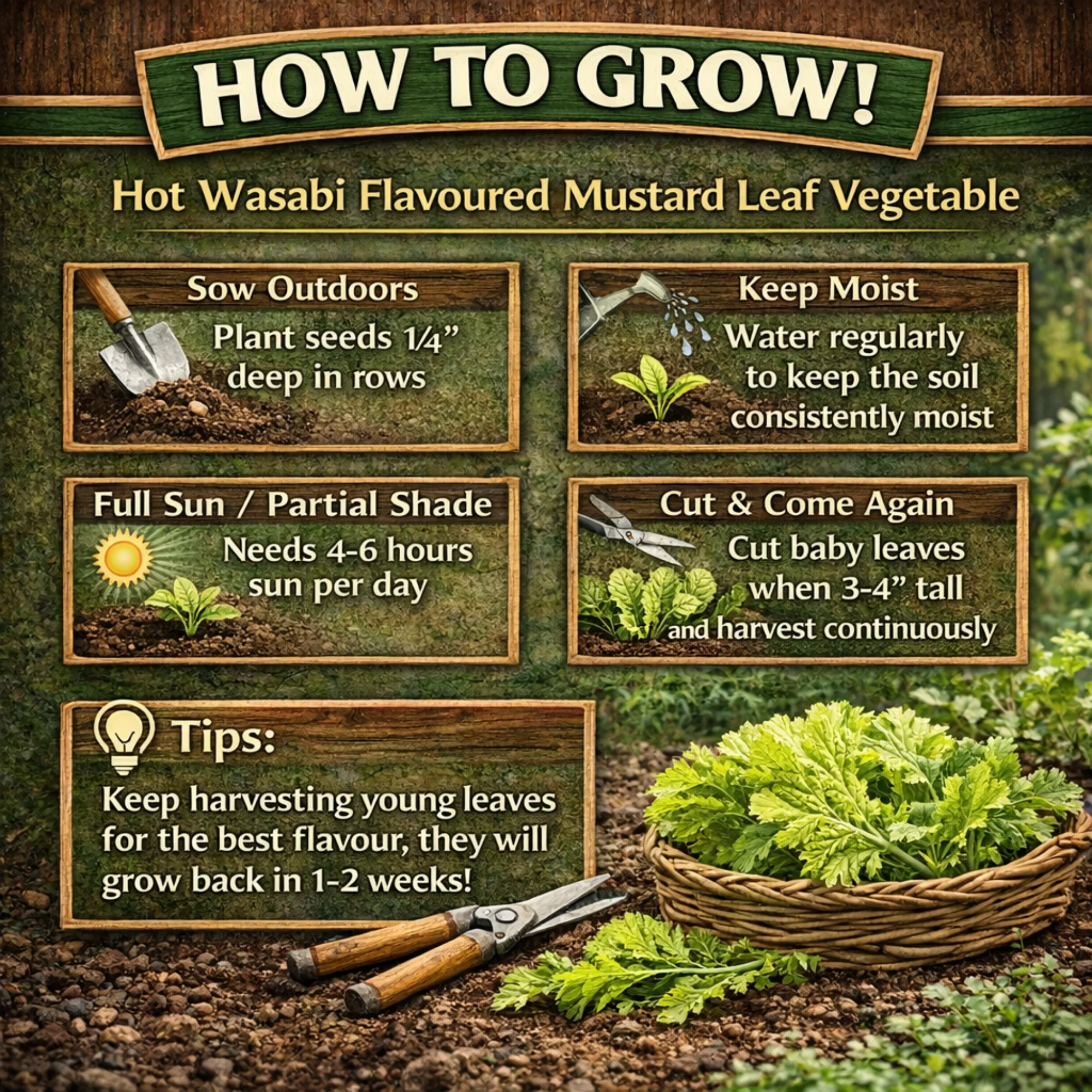 Wasabina Mustard Seeds - Image 3