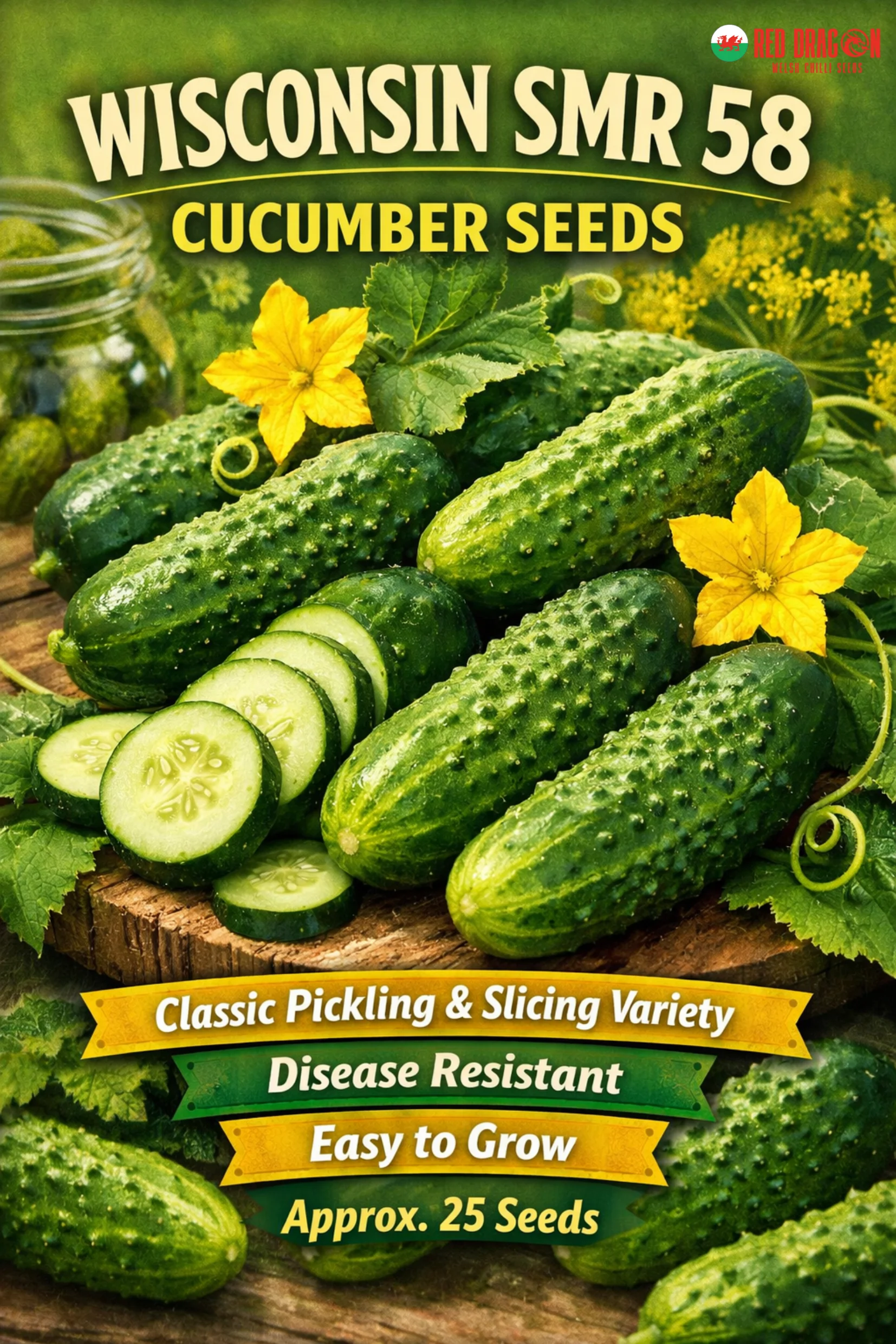 Wisconsin SMR 58 Cucumber Seeds